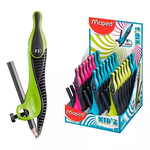 Compas kidz con abrazadera y lápiz de plástico, Maped - Cactus Mayorista13