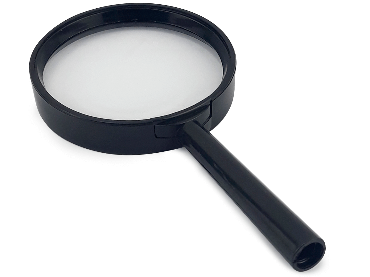 Lupa-Lente-Aumento-Zoom-De-Mao-75mm-Lente-De-Vidro-Corpo-Em-Plastico-Para-Leituras-Ampliacao-Ate-5x